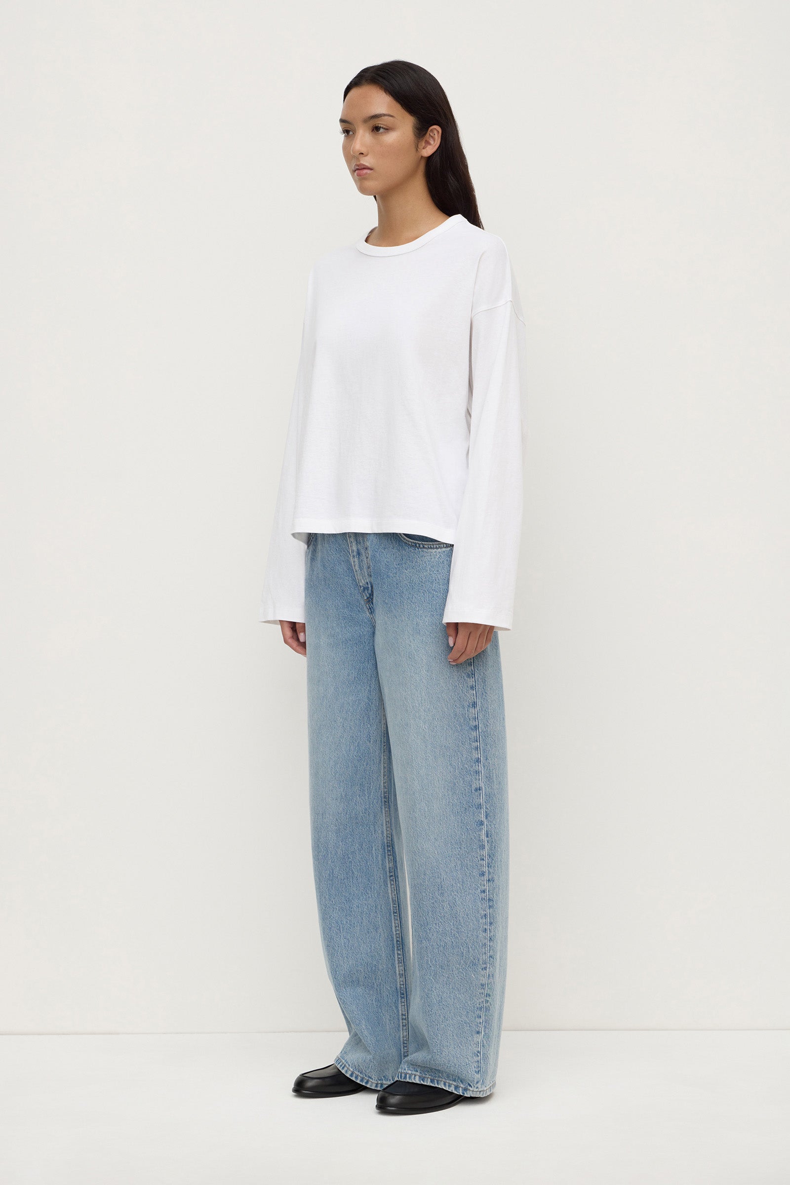 Wide Sleeve Cotton Tee