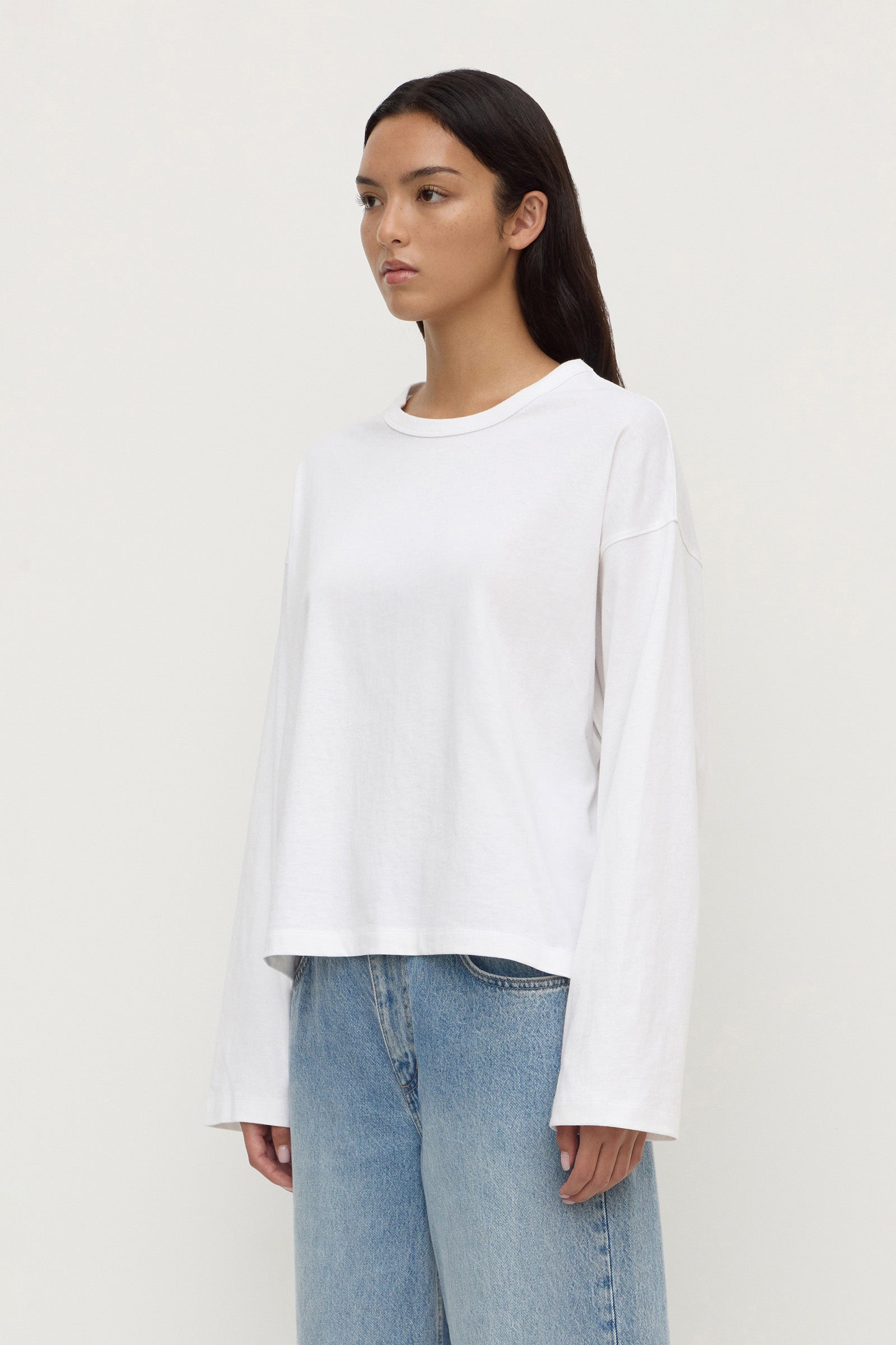 Wide Sleeve Cotton Tee