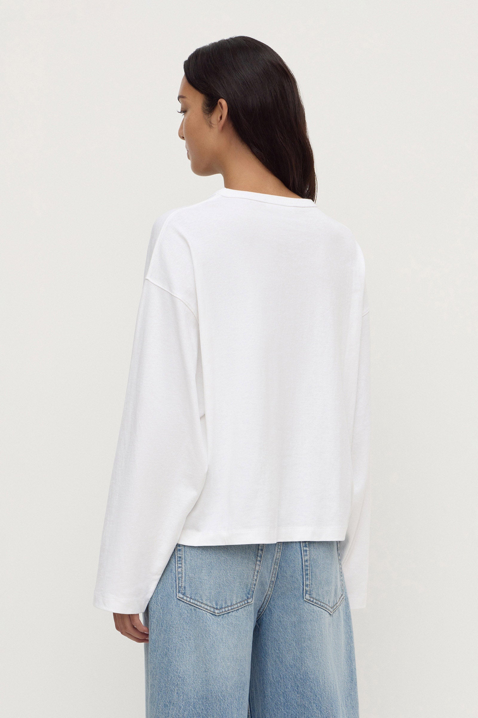 Wide Sleeve Cotton Tee