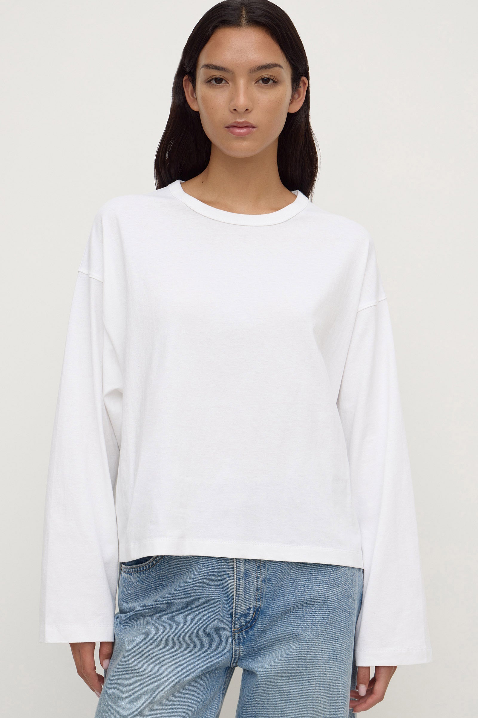 Wide Sleeve Cotton Tee