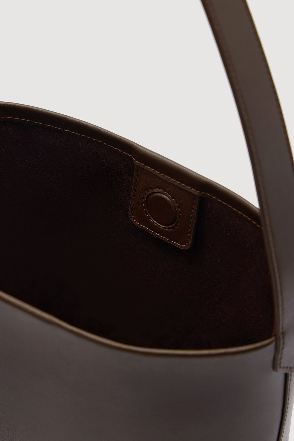 Leather Mini Bucket Bag