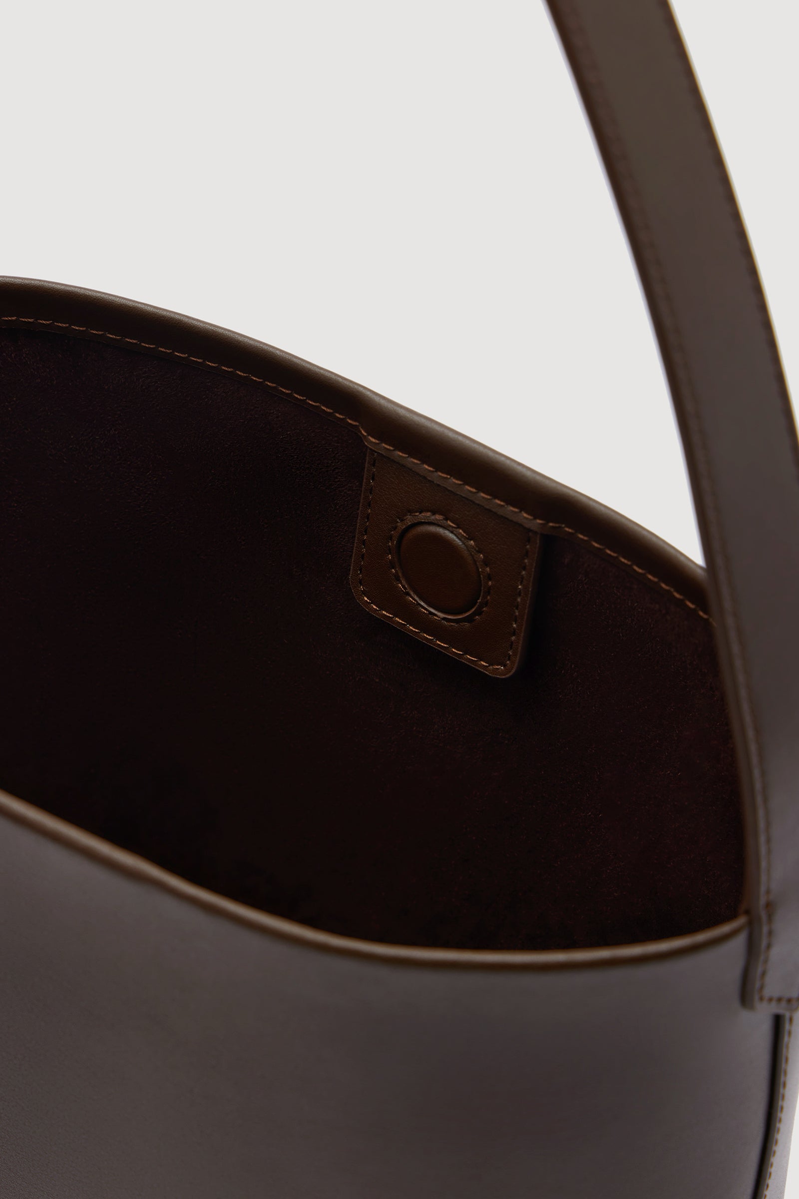 Leather Mini Bucket Bag