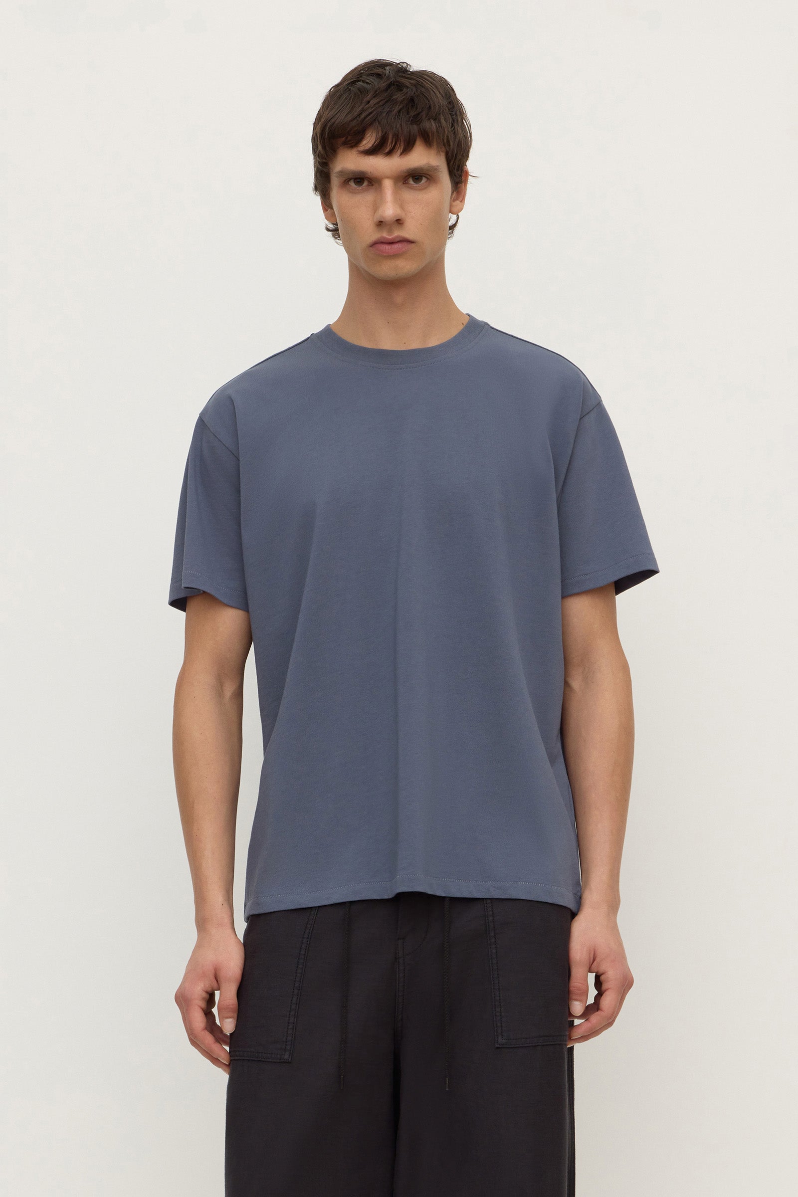 Cropped Cotton Tee