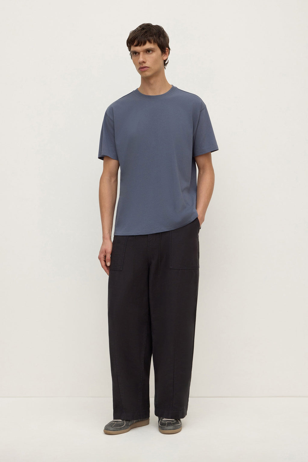 Cropped Cotton Tee