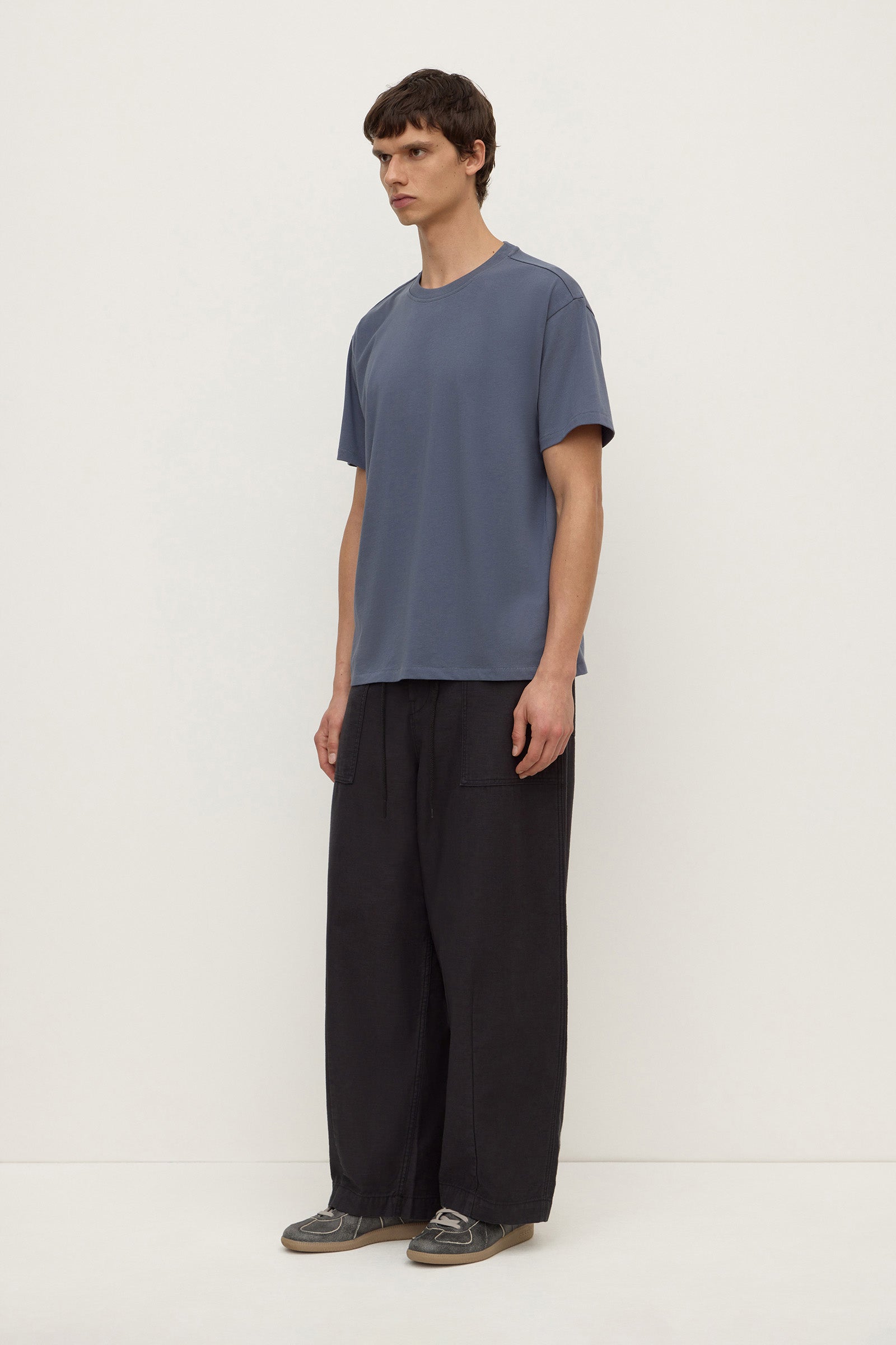 Cropped Cotton Tee