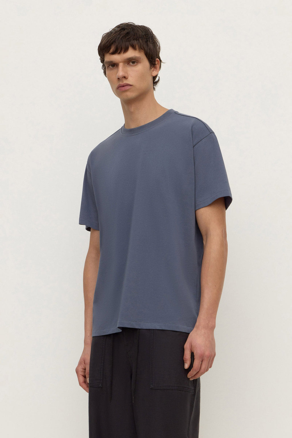 Cropped Cotton Tee