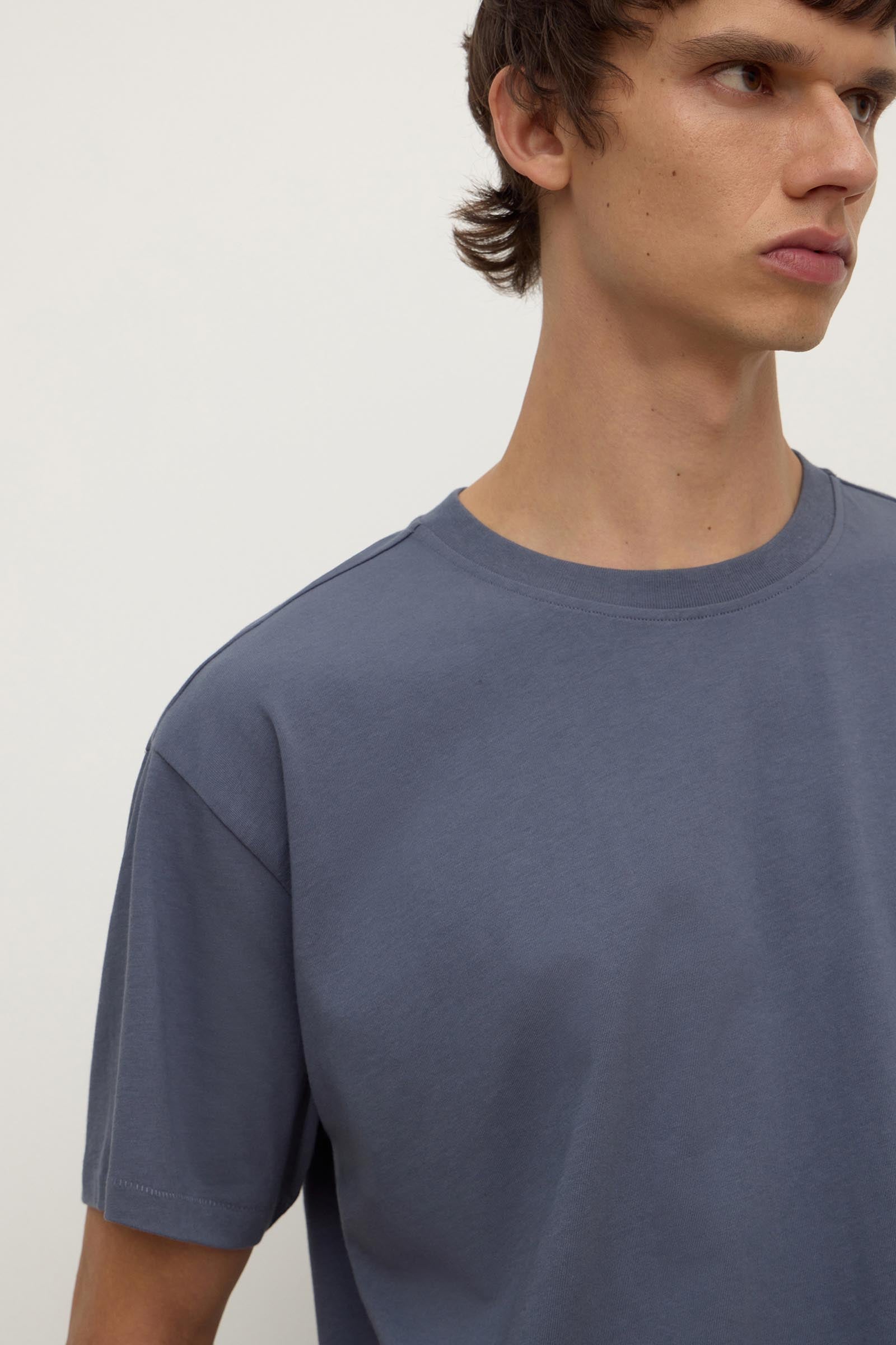 Cropped Cotton Tee