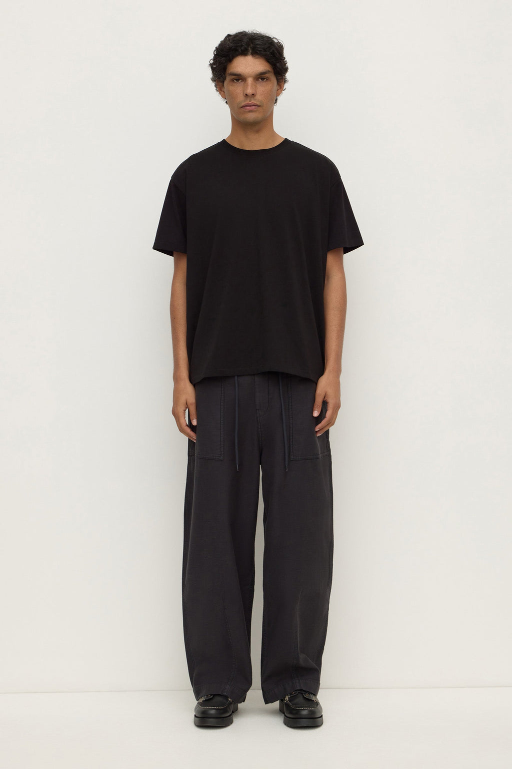 Cropped Cotton Tee