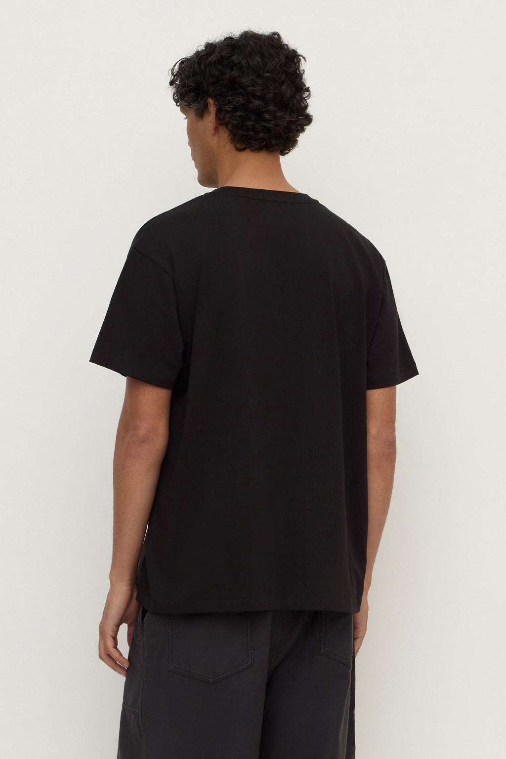 Cropped Cotton Tee