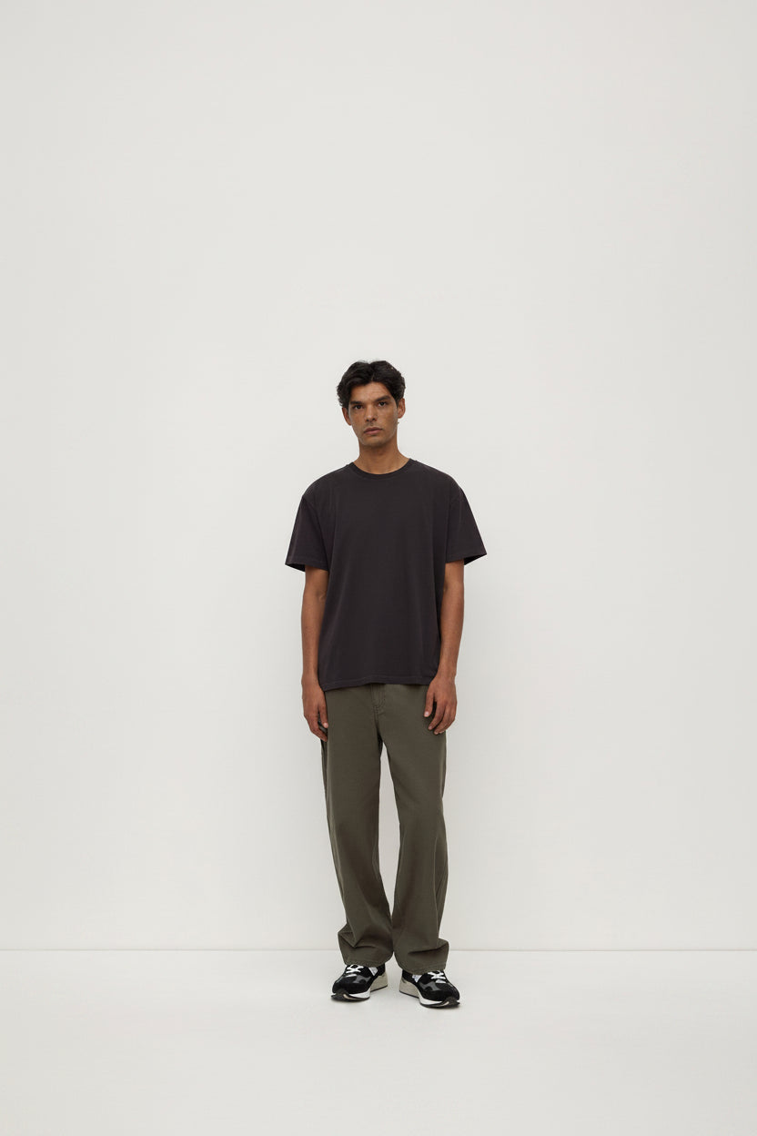 Cropped Cotton Tee