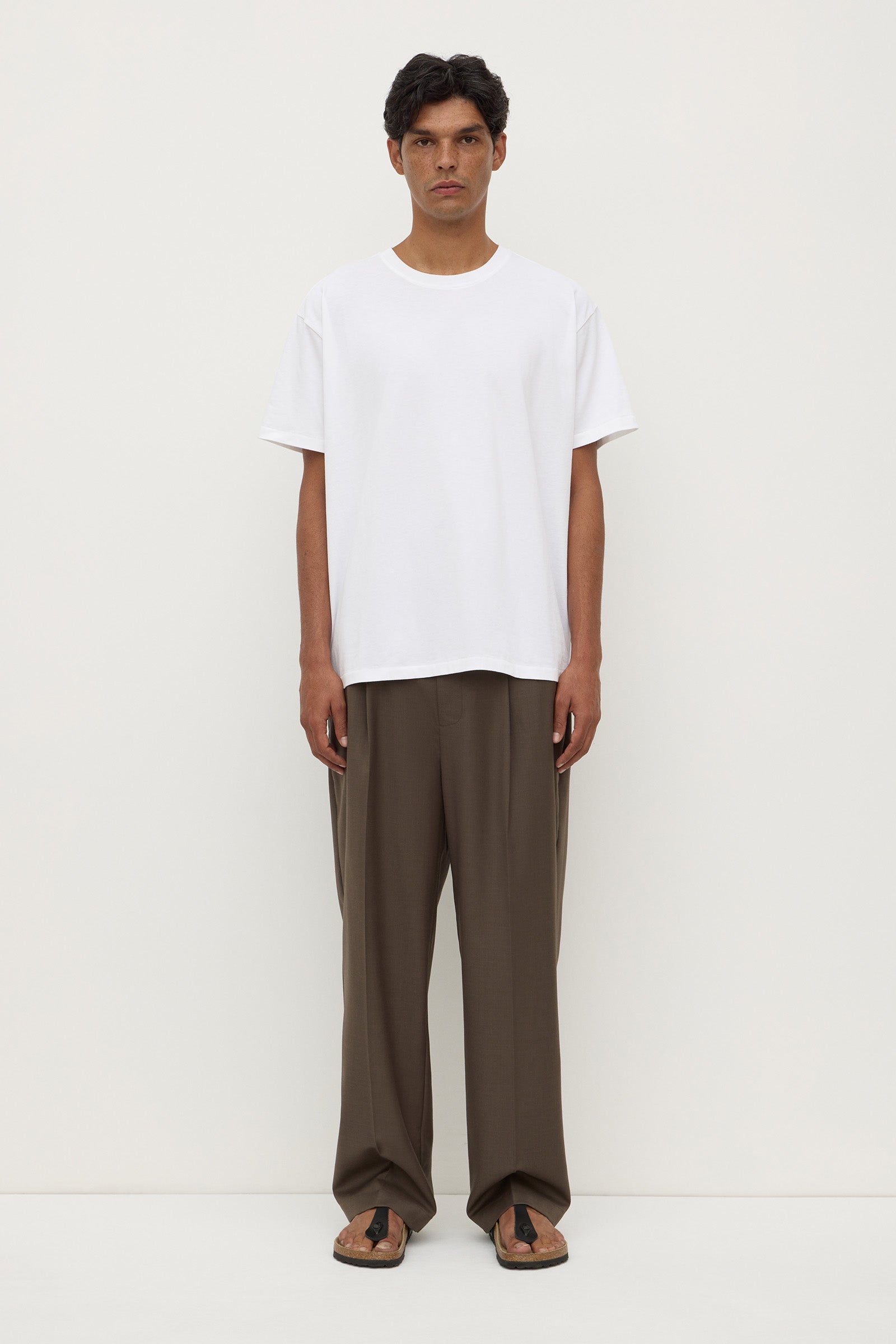 Cropped Cotton Tee