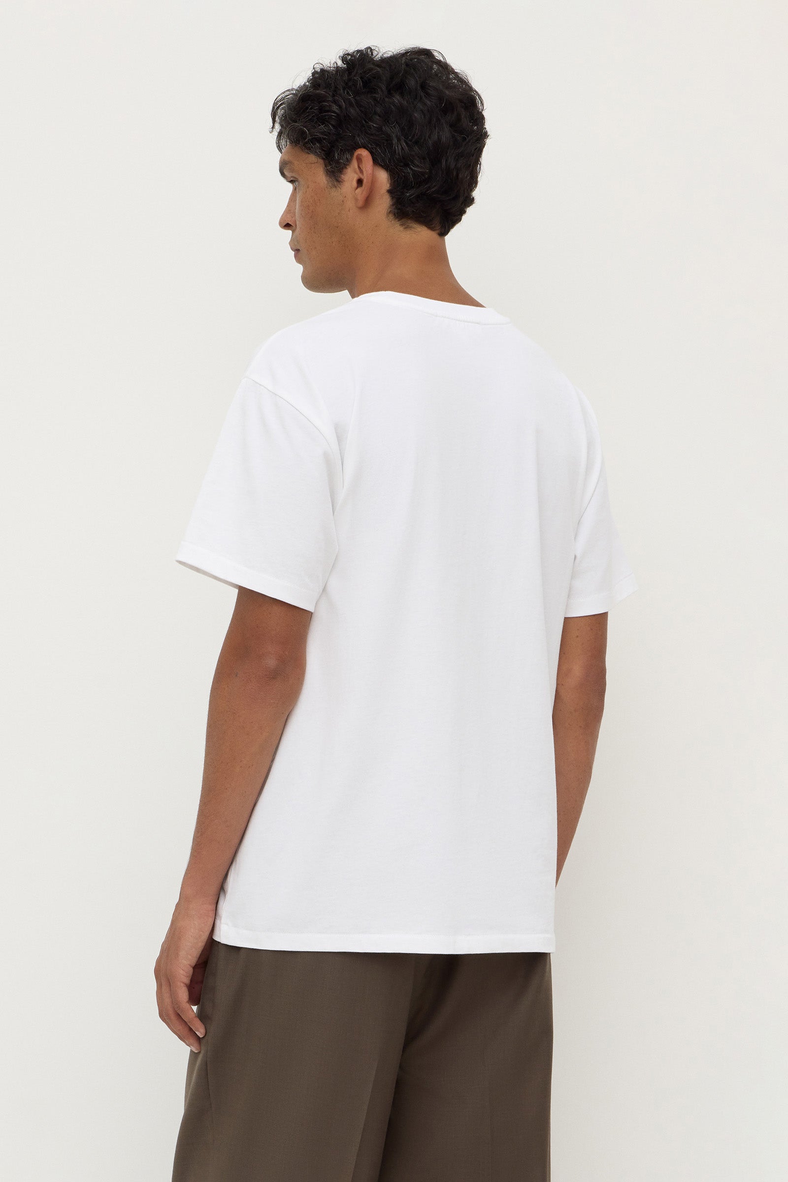 Cropped Cotton Tee