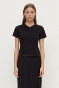 V Neck Cotton Tee