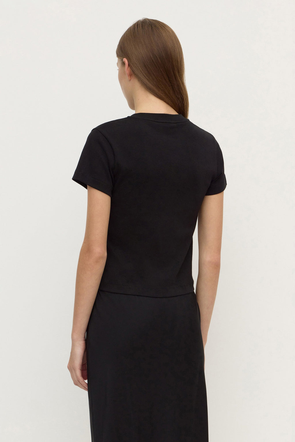 V Neck Cotton Tee