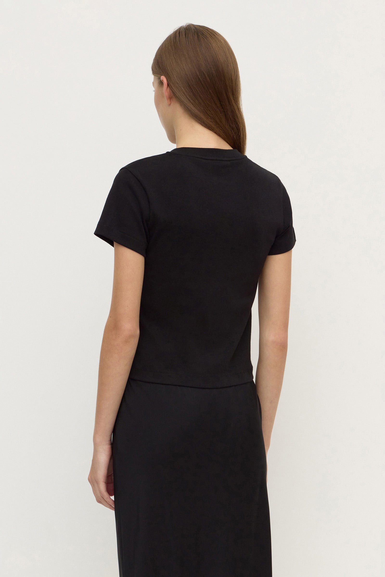 V Neck Cotton Tee