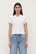 V Neck Cotton Tee
