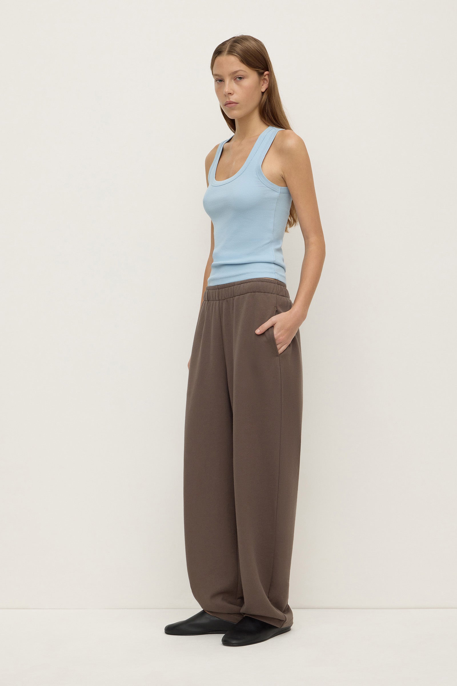 Scoop Neck Rib Tank