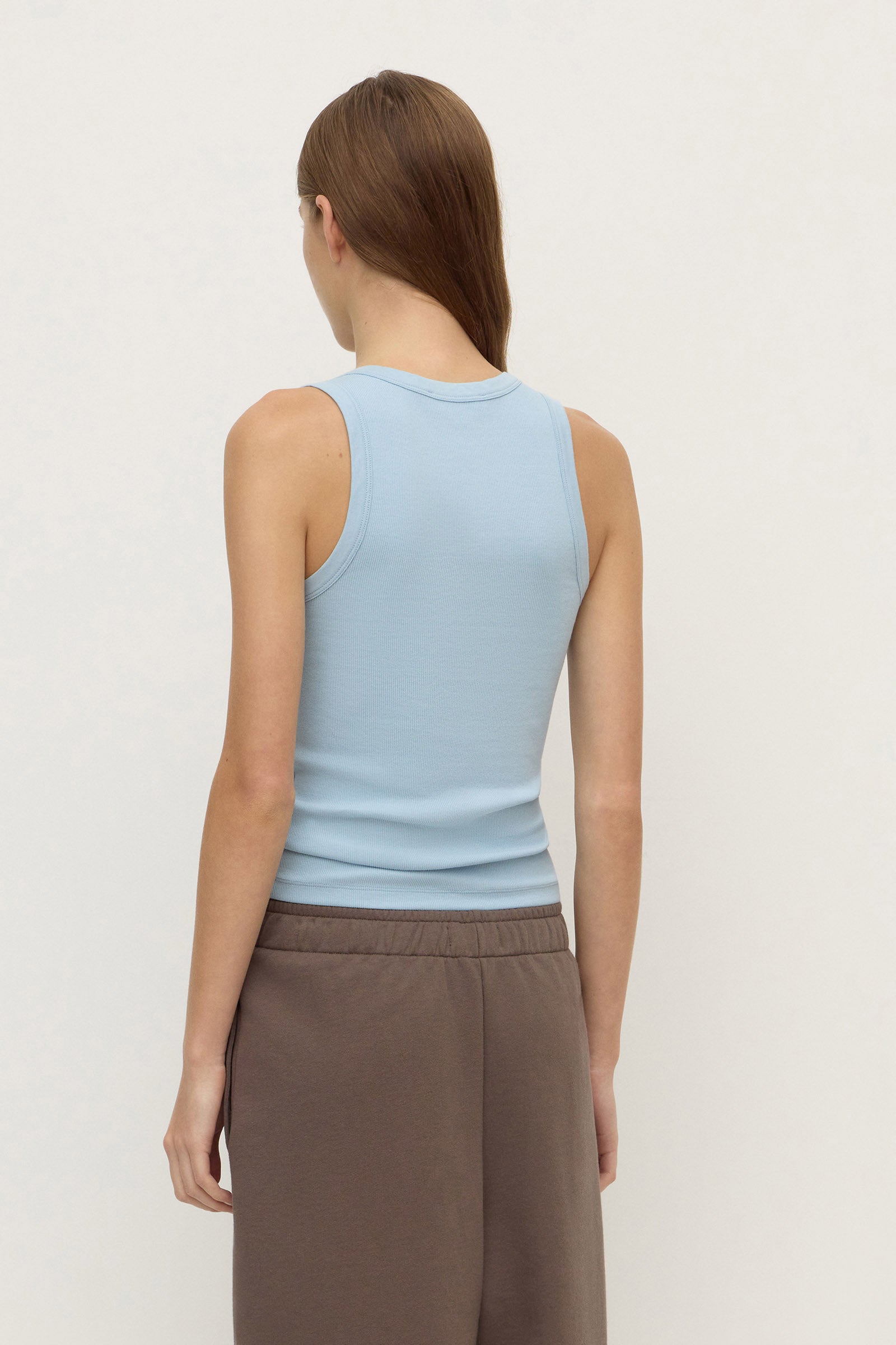 Scoop Neck Rib Tank