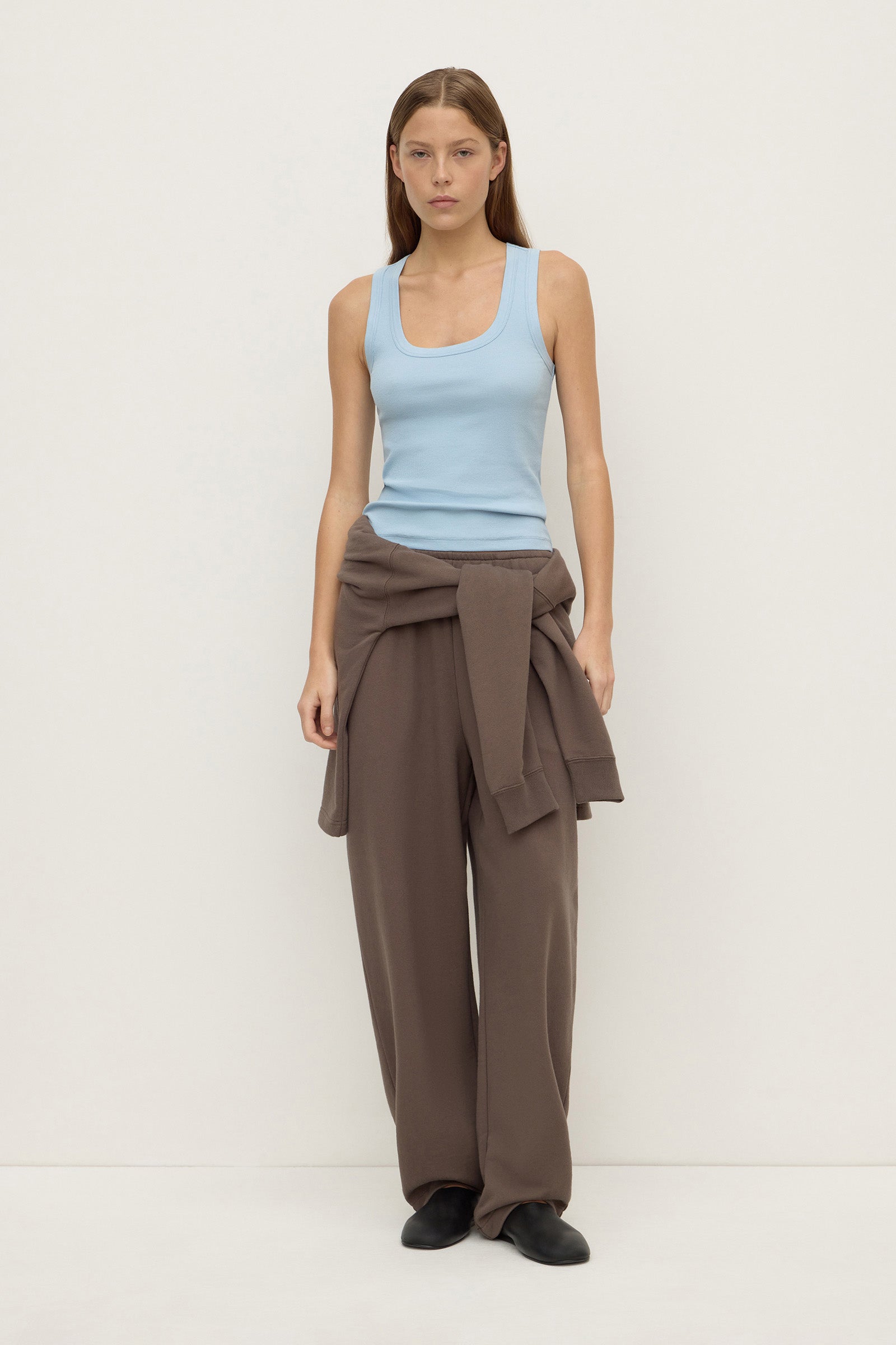 Scoop Neck Rib Tank