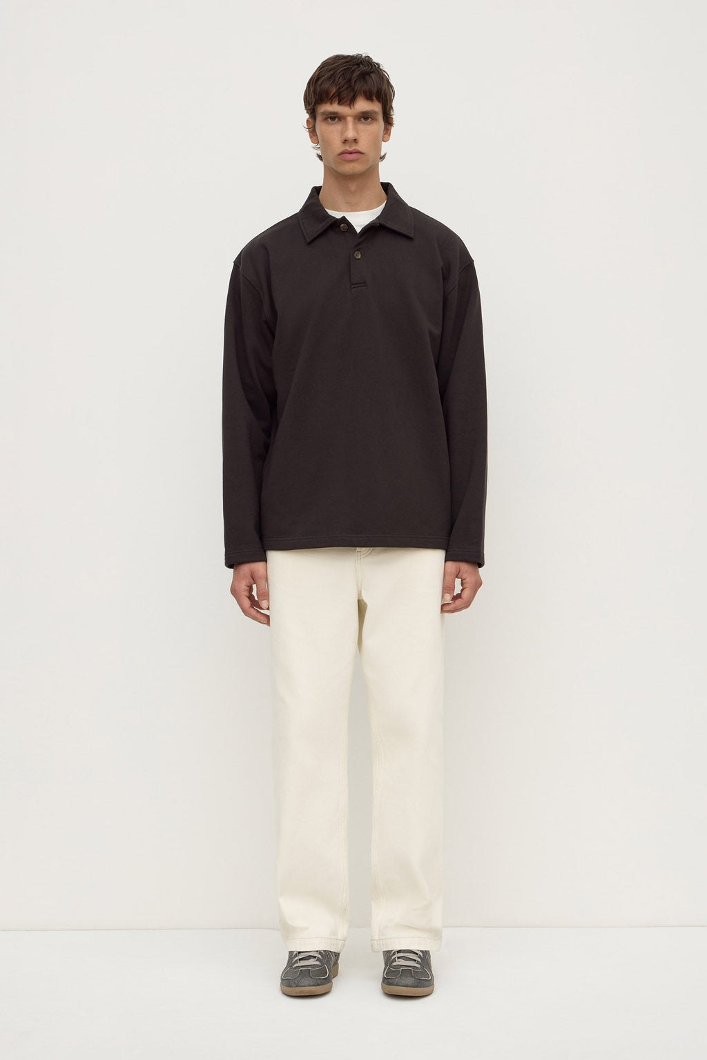 Heavyweight Fleece Polo