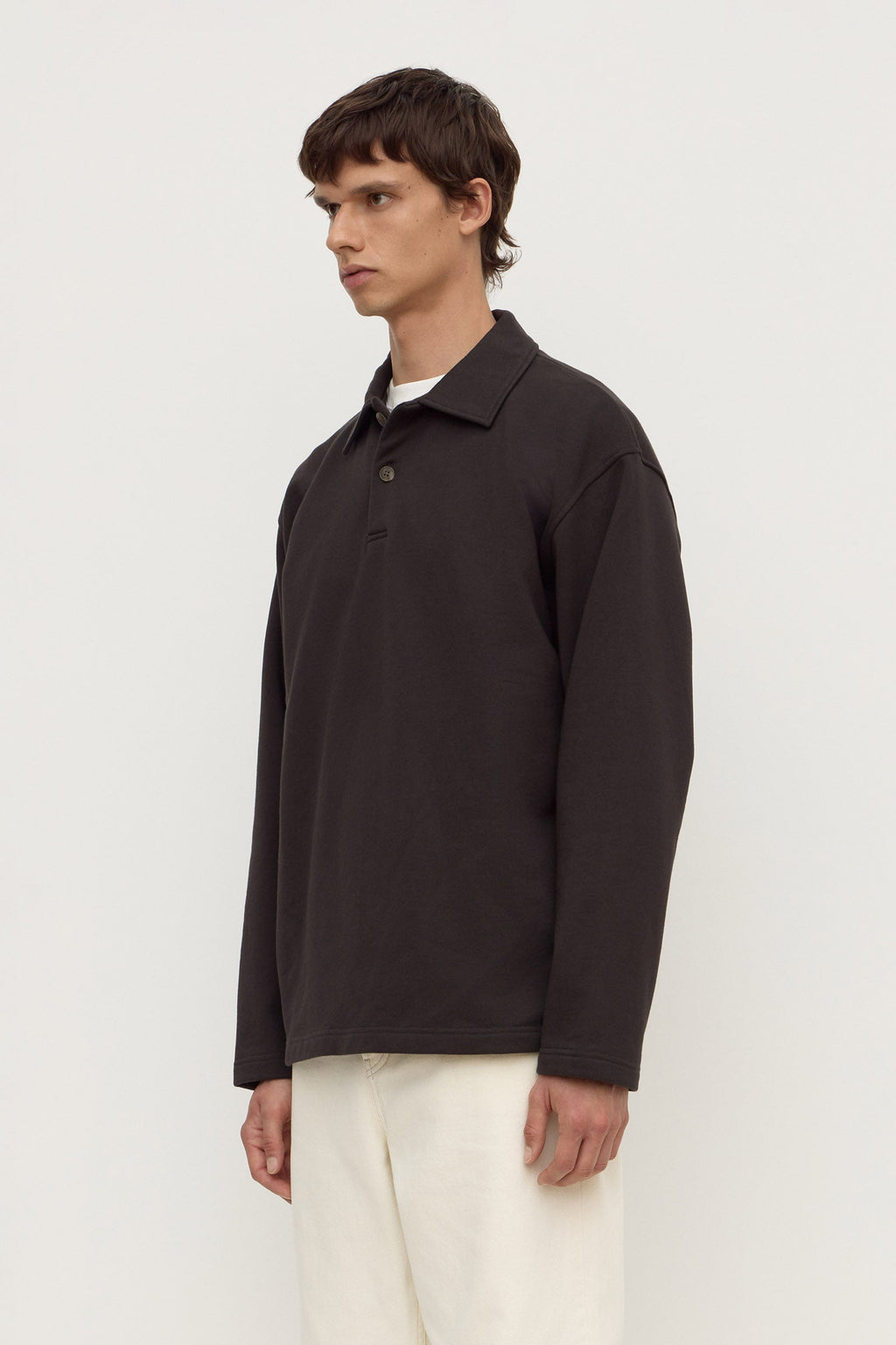 Heavyweight Fleece Polo