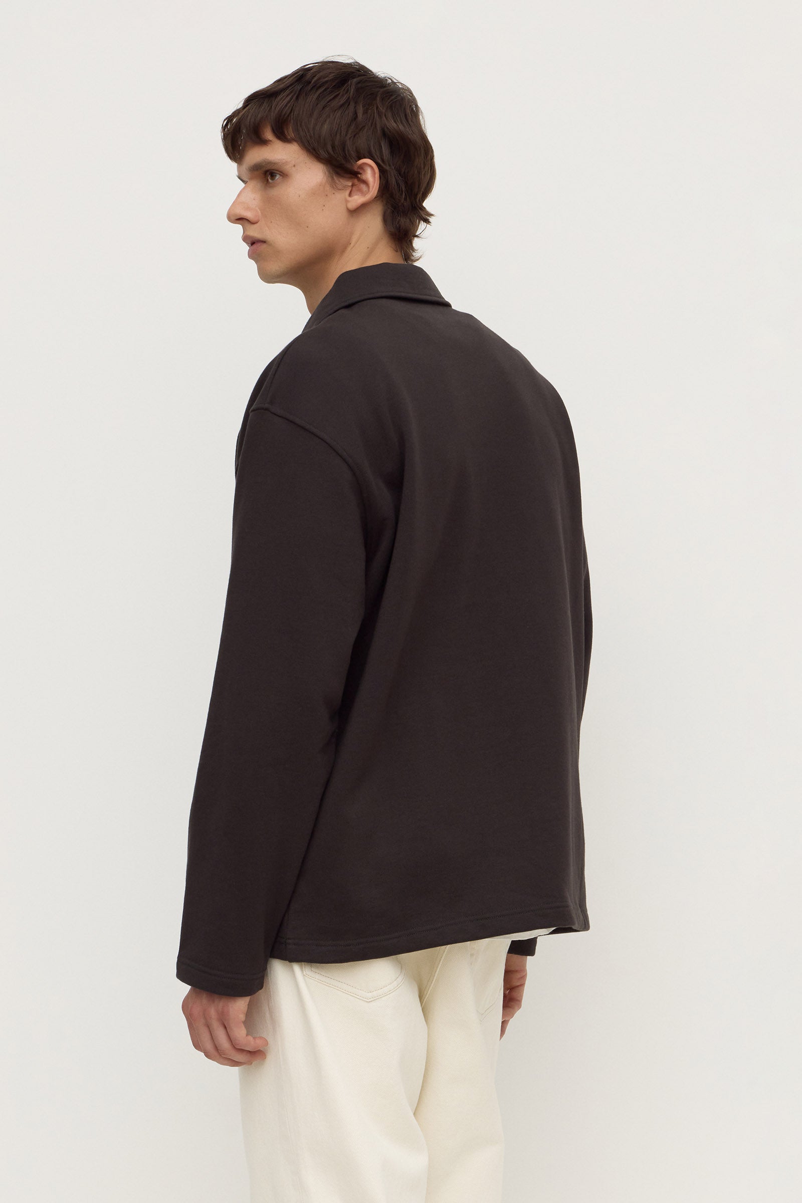 Heavyweight Fleece Polo