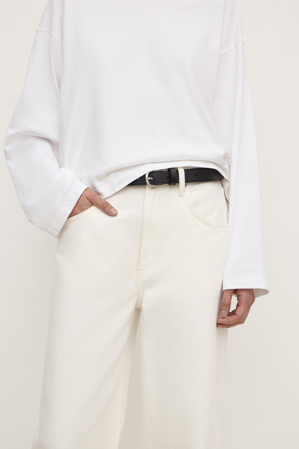 Slim Leather Belt