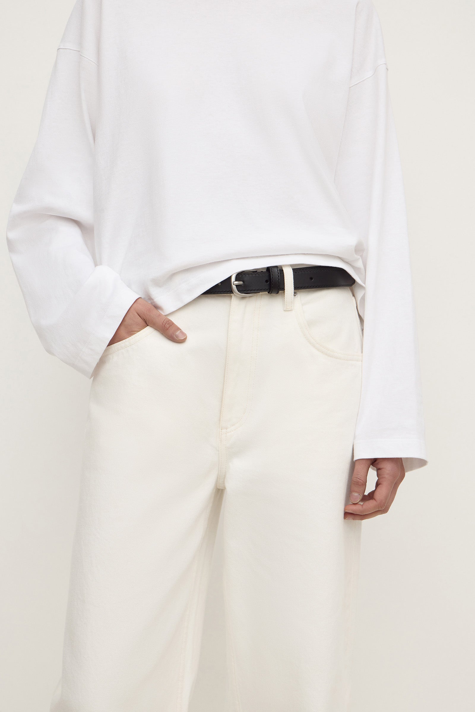 Slim Leather Belt