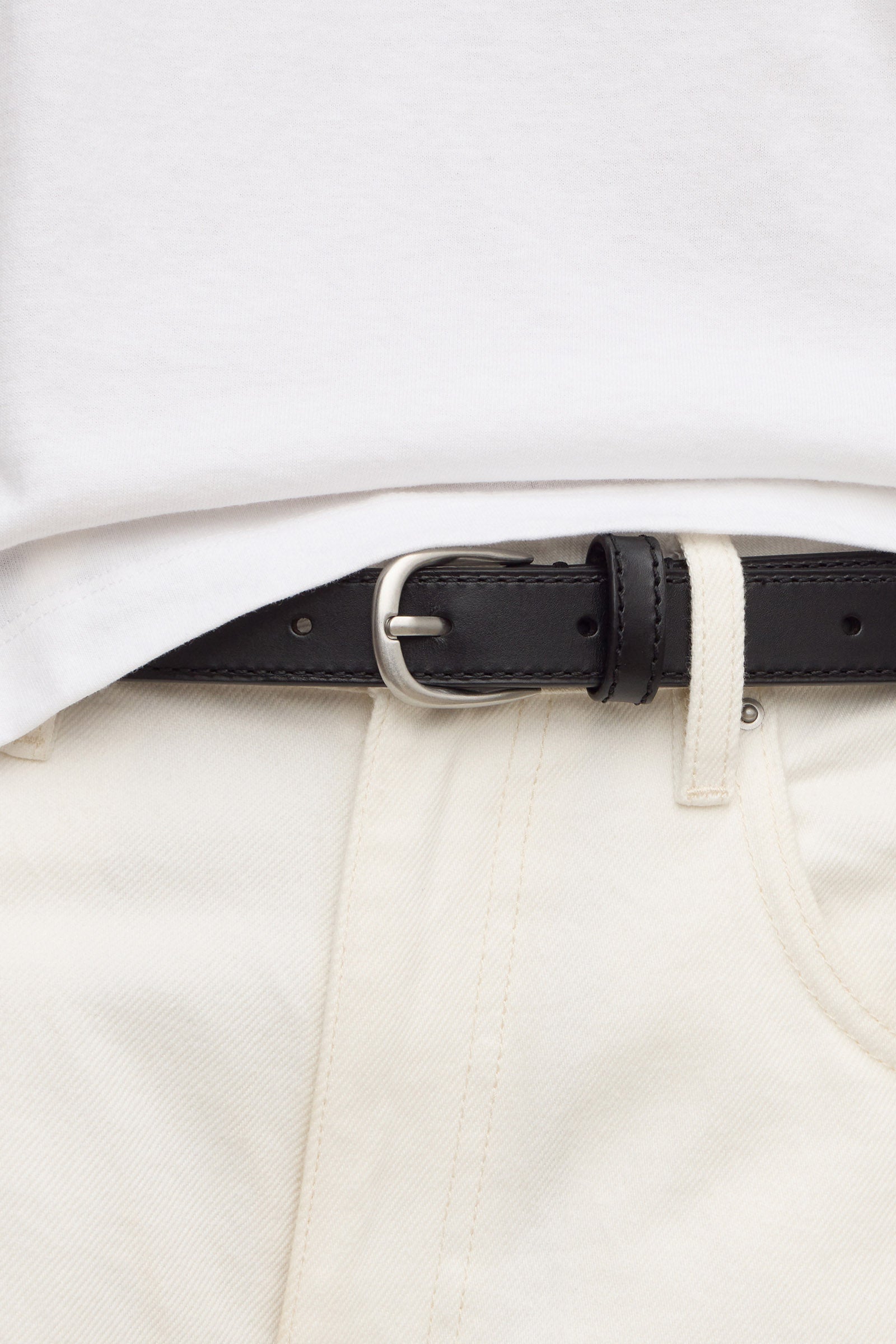 Slim Leather Belt