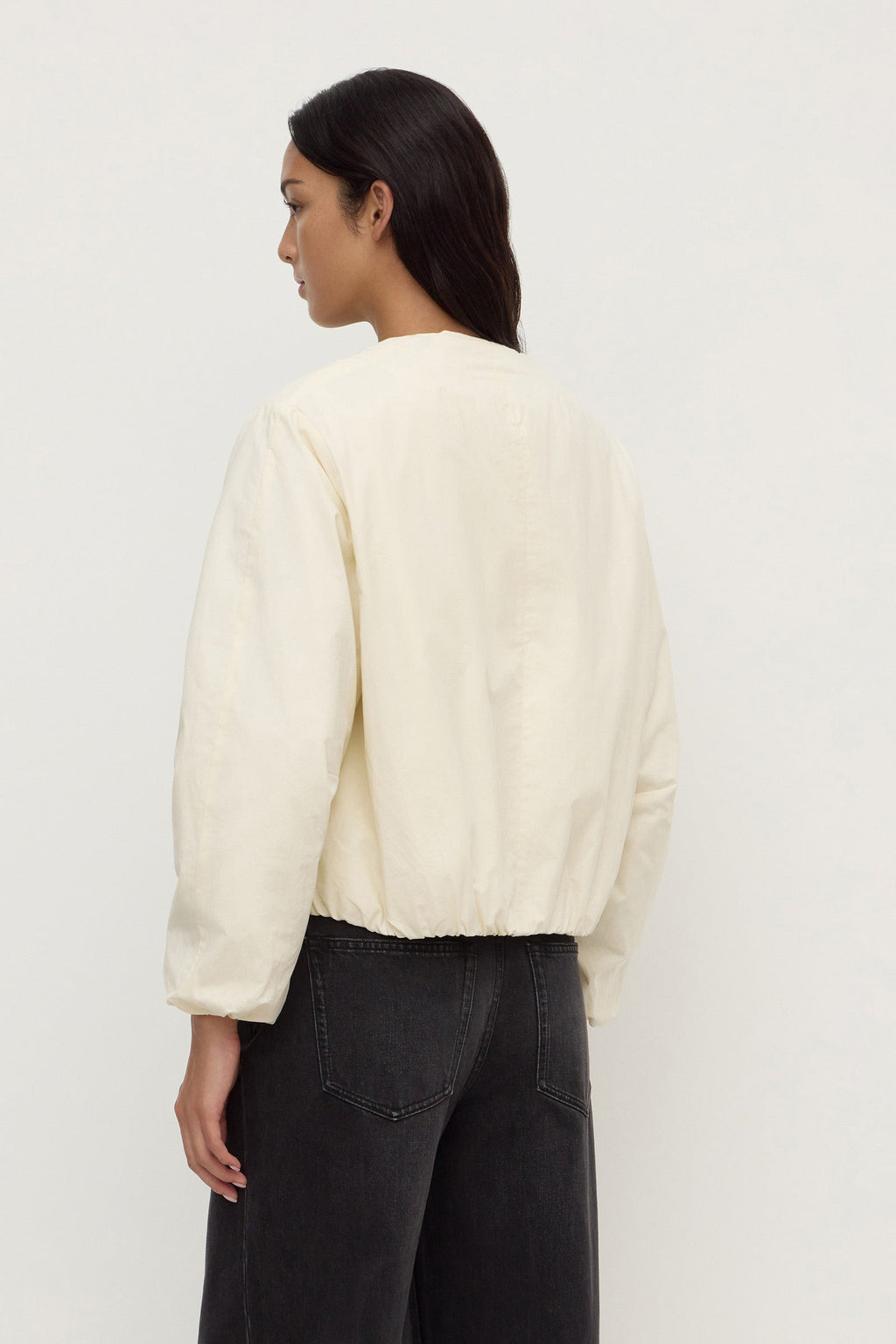 Padded Cotton Bomber Jacket