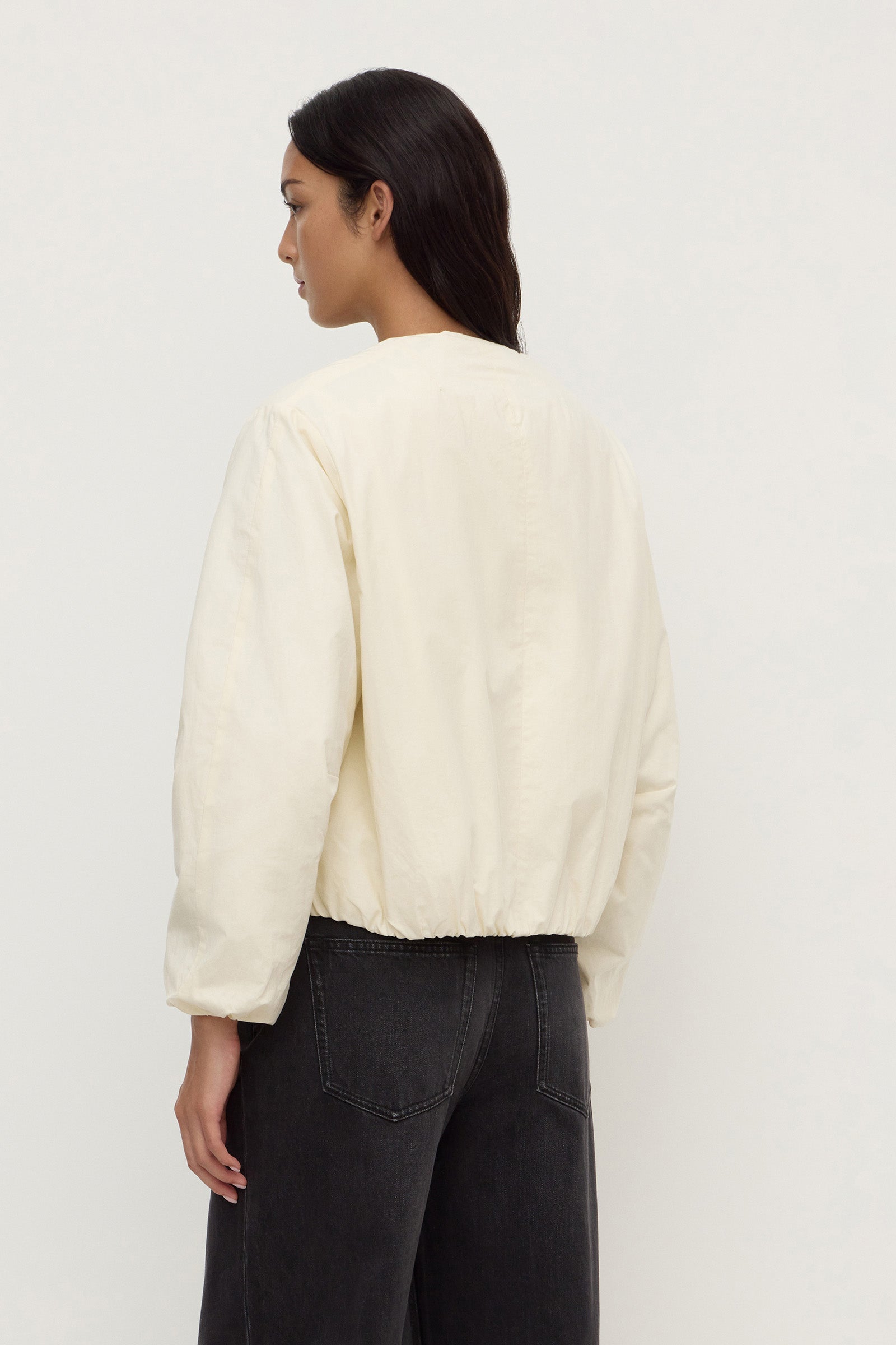Padded Cotton Bomber Jacket