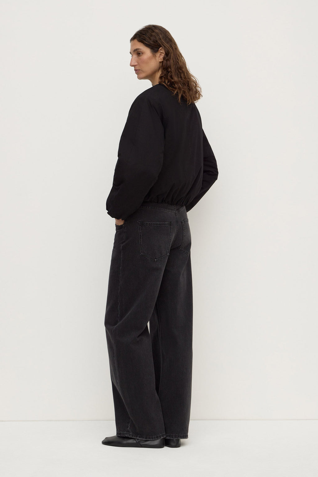 Padded Cotton Bomber Jacket