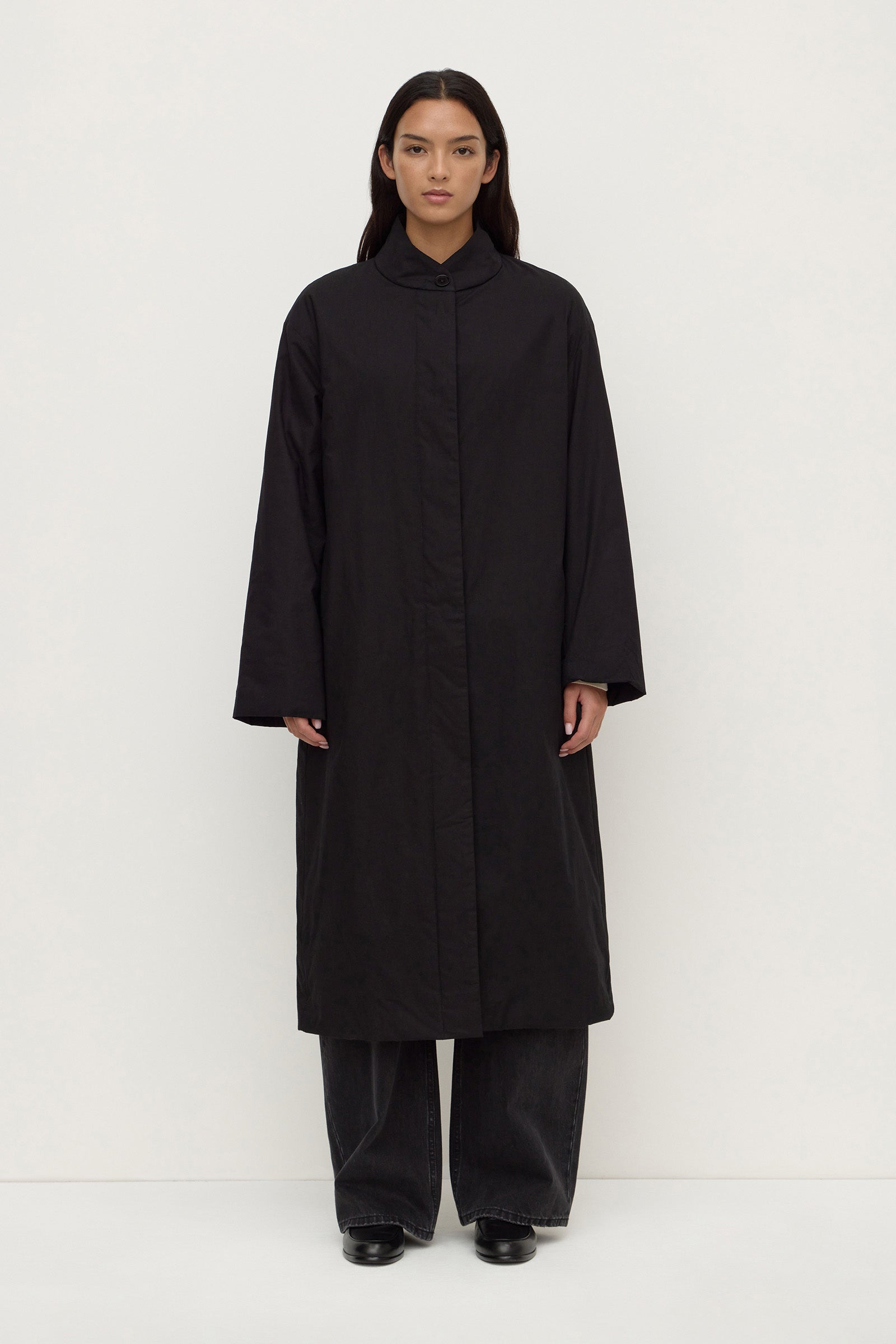 Padded Cotton Long Coat