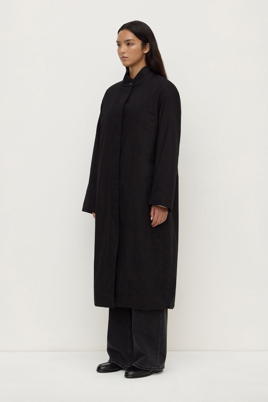 Padded Cotton Long Coat
