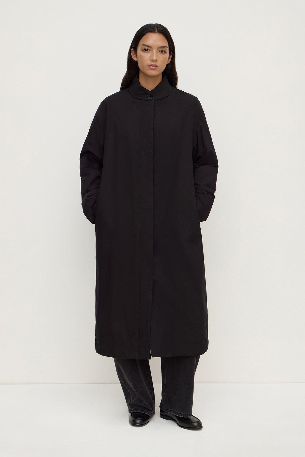 Padded Cotton Long Coat